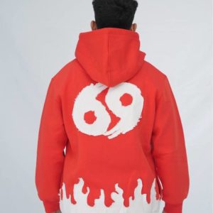 Red 69 Oversized Hoodie