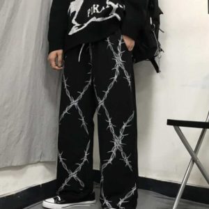 Barbed Wire Baggy Fit Pant